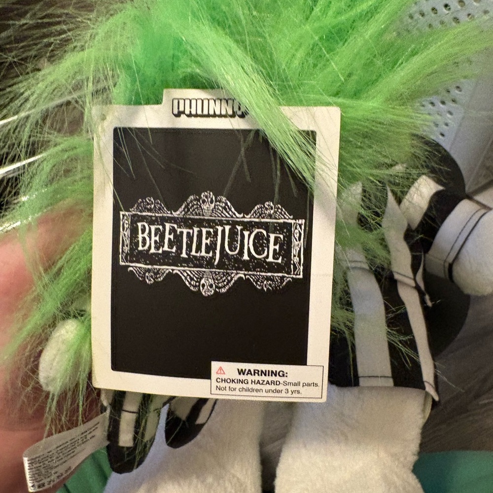 Beetlejuice Build-A-Bear and Beetlejuice plush - Picture 4 of 4